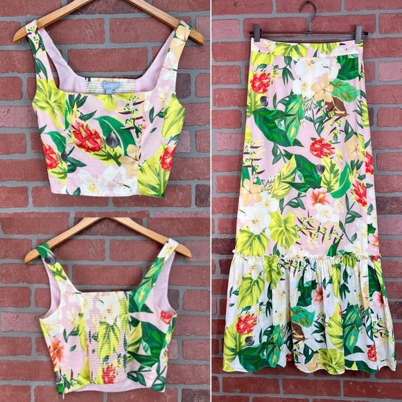 ANTONIO MELANI Dresses & Skirts - Antonio Mellani | 2- Piece Tropical Maxi Skirt and Top | XS